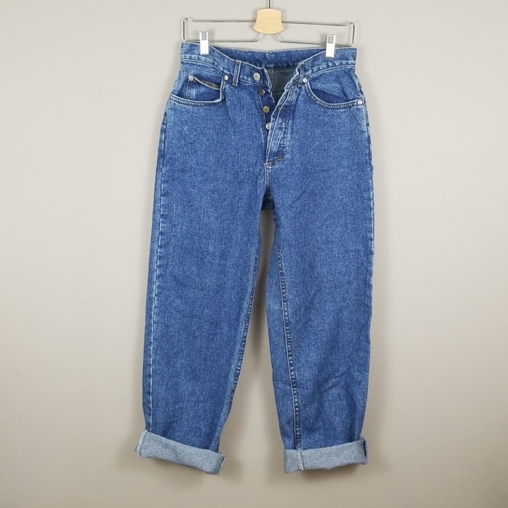 Vintage LEE High Waist Baggy Fit Mom Jeans 29 x 30